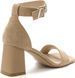 Sandale cu toc 947090/05-02W &mdash; Bej