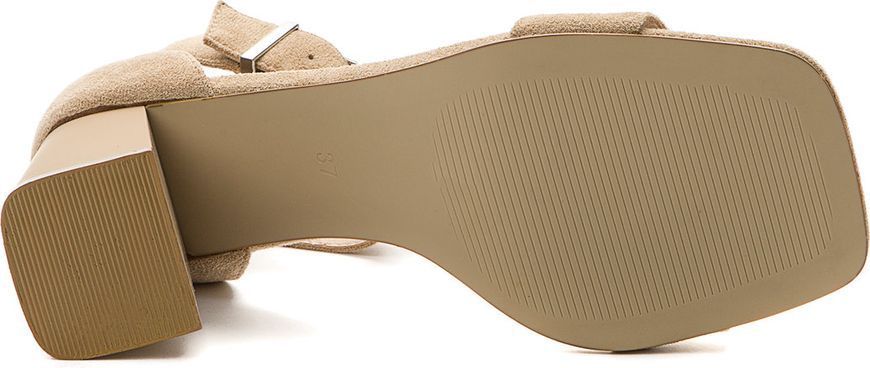 Sandale cu toc 947090/05-02W &mdash; Bej