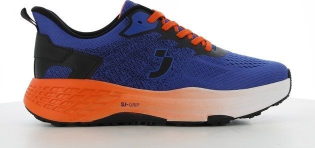 Adidași pentru bărbați JACQUARD 609046- Albastru/portocaliu