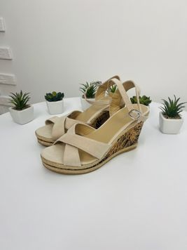 Sandale casual pentru femei Espadrille Low Shoes - bej