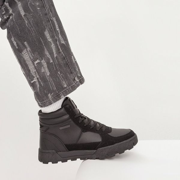 Bocanci CROSBY 438191 pentru bărbați - Negru